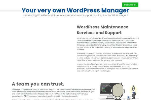 wpmanager.co.uk site used Wpmanager