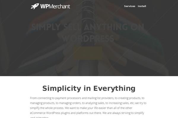 Site using Wpmerchant plugin
