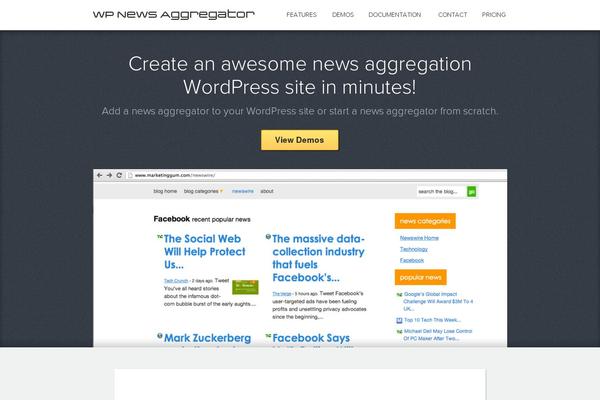 wpnewsaggregator.com site used Betterroster