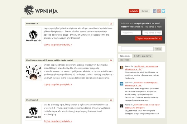 wpninja.pl site used Wpninja