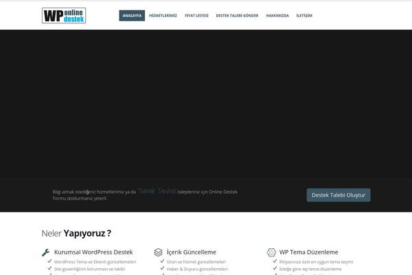 Porto theme site design template sample
