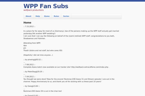 wpp-fansubs.com site used Smpl Skeleton