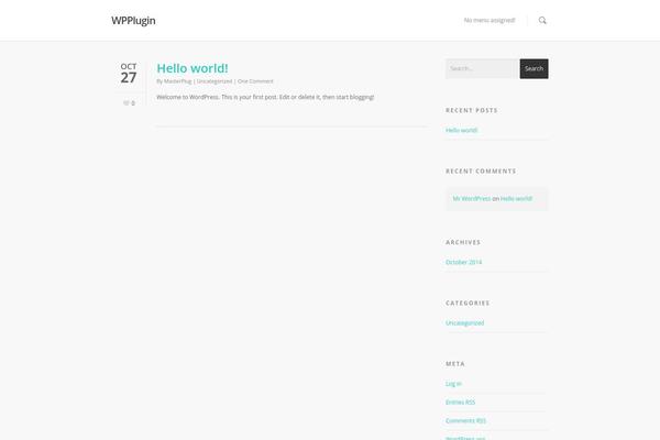 Salient theme site design template sample