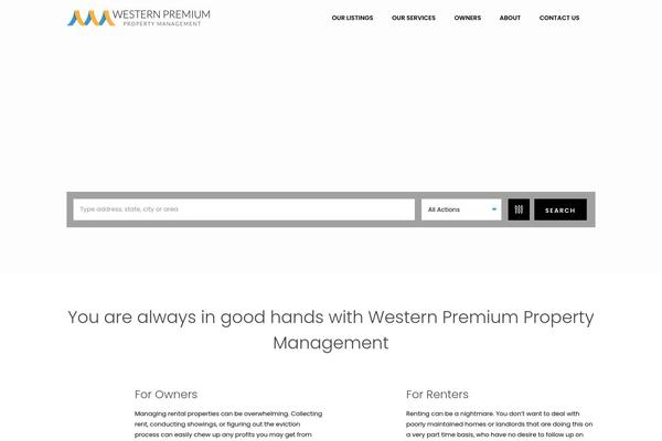Wp Estate theme site design template sample