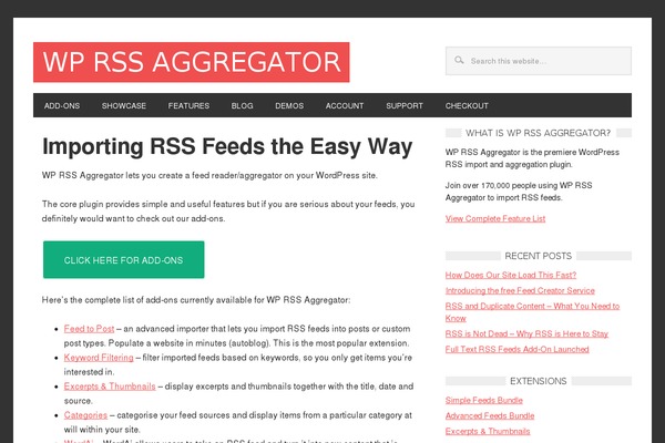 wprssaggregator.com site used Wp_rss_theme