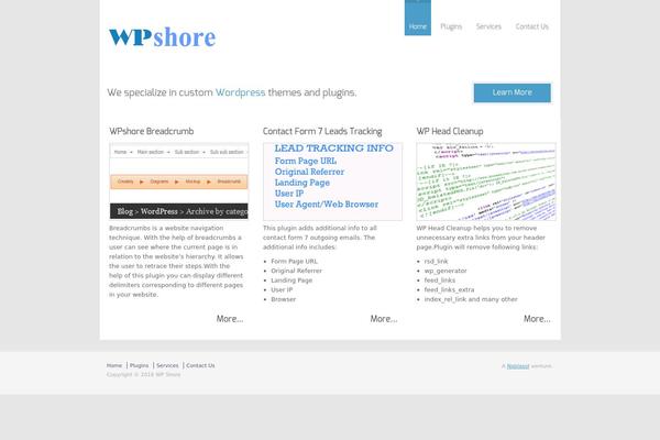 WordPress website example screenshot