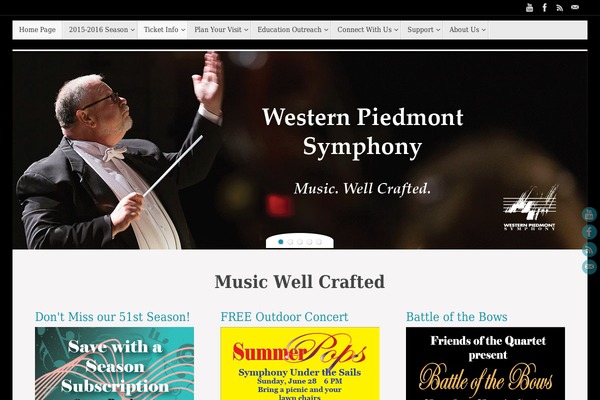 WordPress website example screenshot