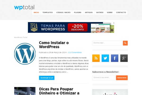 wptotal.com site used Wptotal