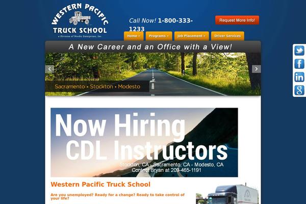 wptruckschool.com site used Wpts