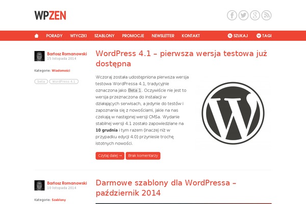 wpzen.pl site used Wpzen