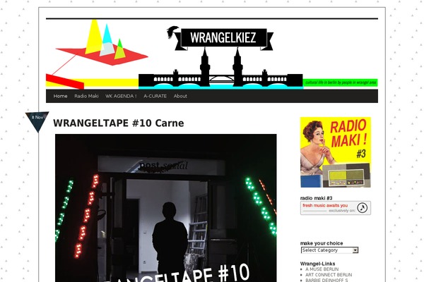 Twenty Ten theme site design template sample