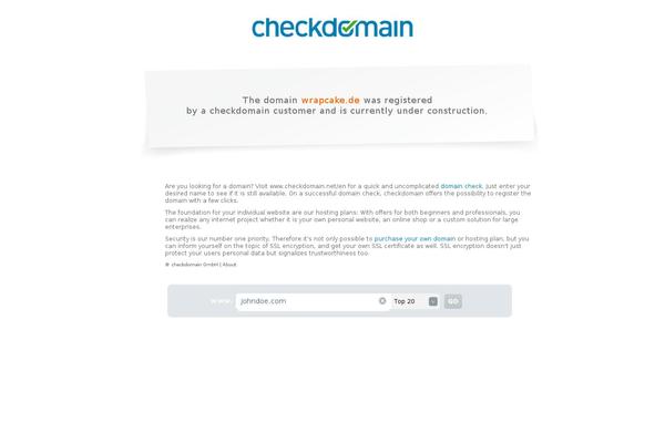 WordPress website example screenshot
