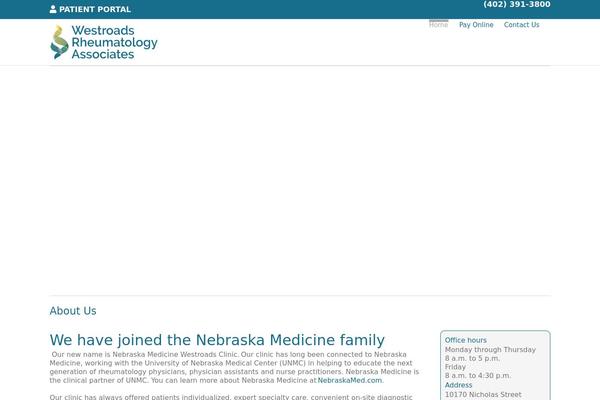 WordPress website example screenshot