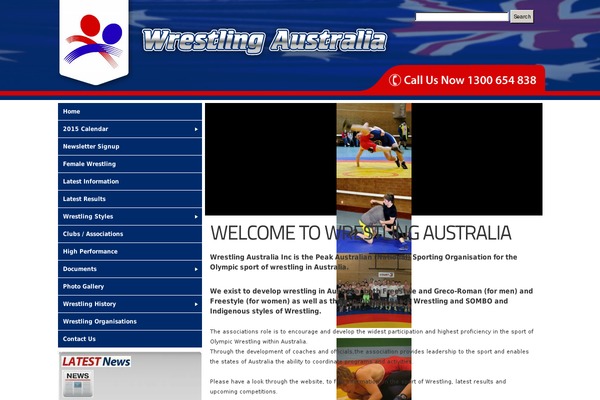 wrestling.com.au site used Wrestlingaustralia
