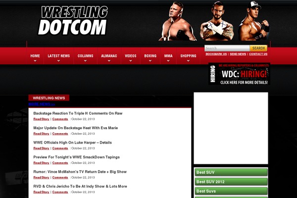 wrestlingdotcom.com site used Wrestlingdotcom