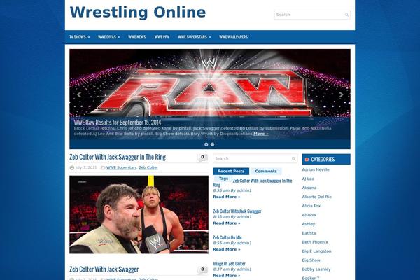 wrestlingonline.org site used Topside