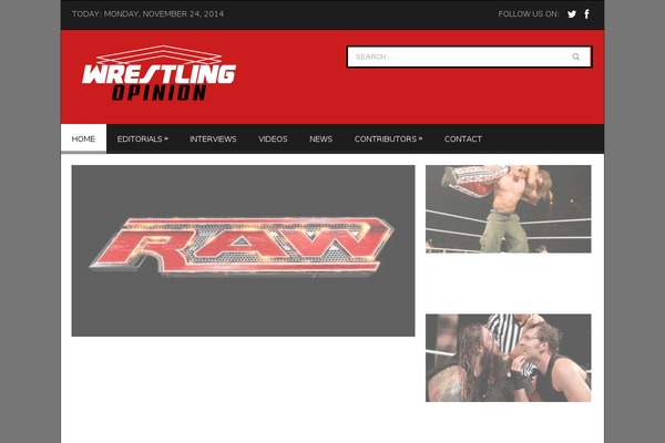 wrestlingopinion.com site used Revista
