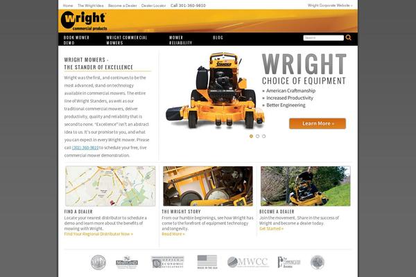 wrightcommercialmowers.com site used Wright