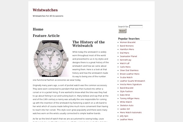 wristwatchessite.info site used Straightforward