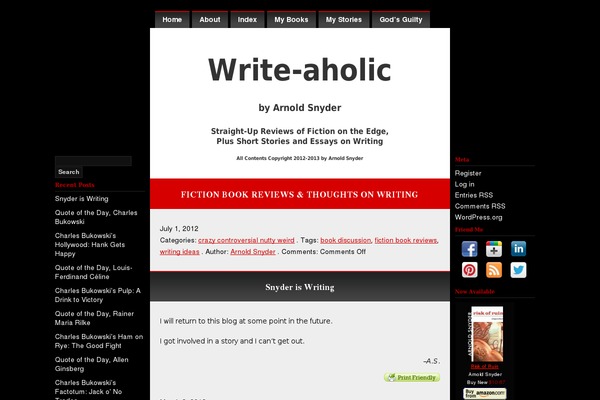 write-aholic.com site used Neo-sapien-06