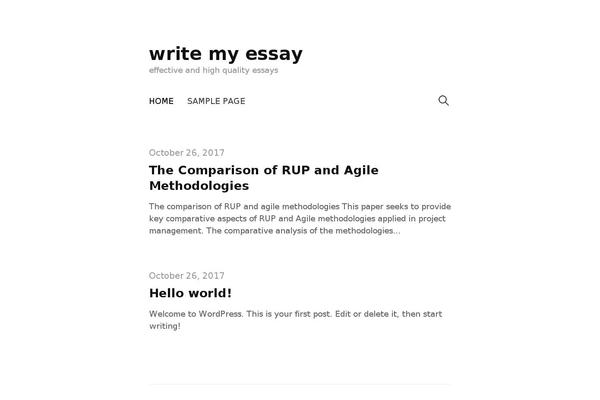 Twenty Fourteen theme site design template sample