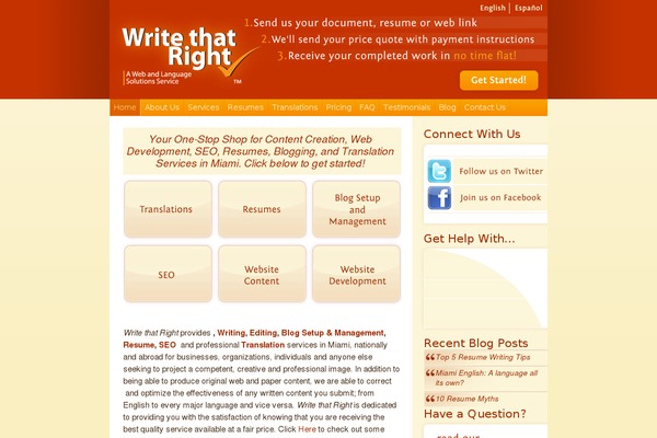 writethatright.com site used Writethatright