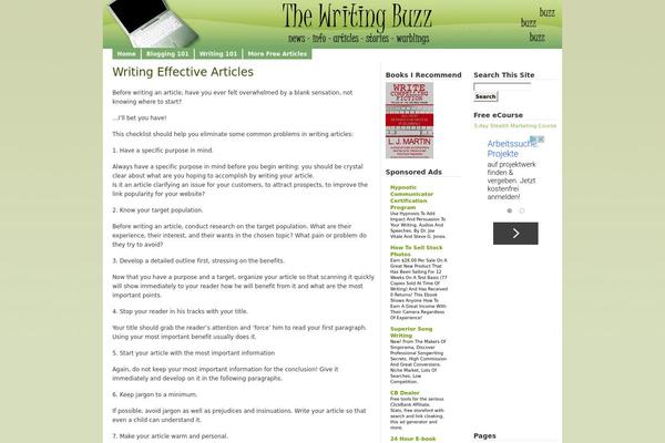 Default theme site design template sample