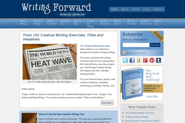 writingforward.com site used Writing-child