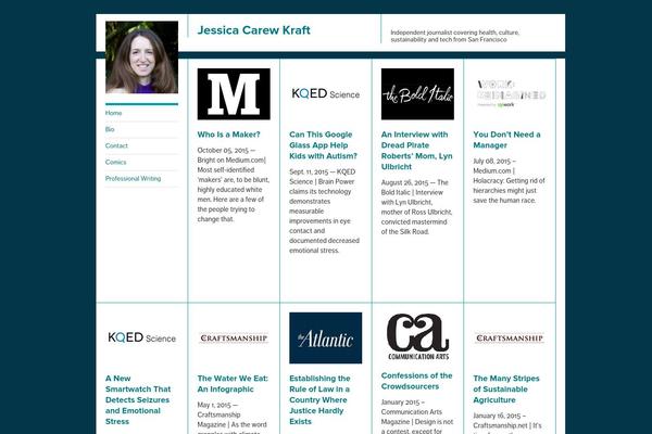 WordPress website example screenshot