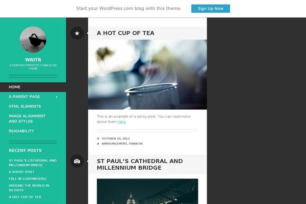 WordPress website example screenshot