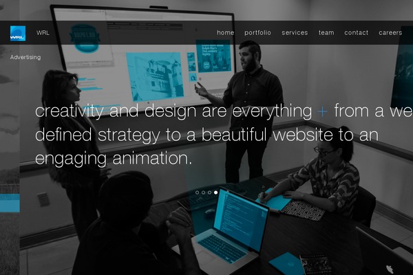 WordPress website example screenshot