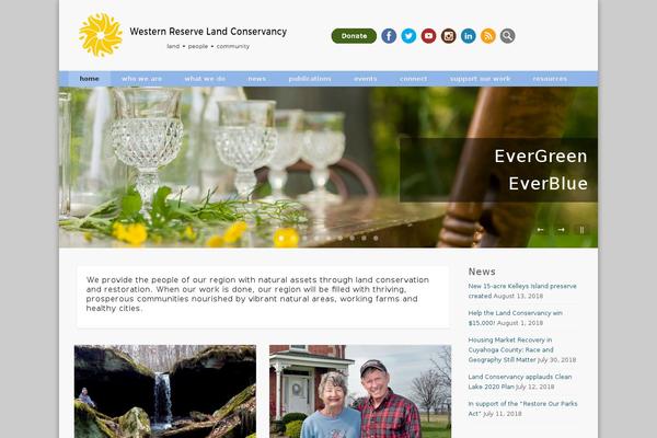wrlandconservancy.org site used Western-reserve