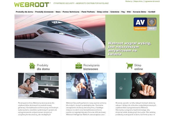 wrpolska.pl site used Webroot