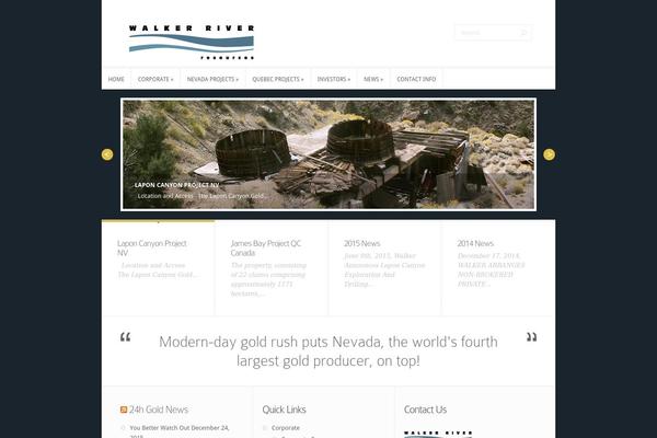 Walker theme site design template sample
