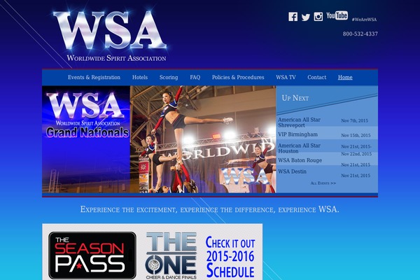 wsacheer.com site used Wsa-cheer