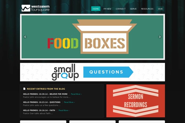 WordPress website example screenshot