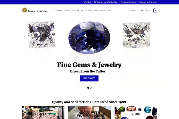 wsfgems.com site used Flatsome