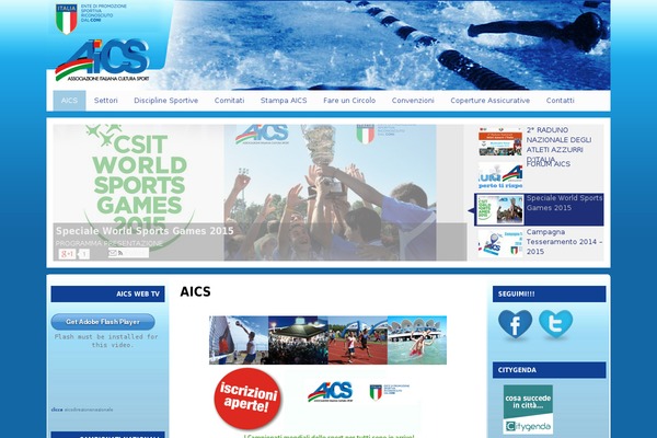 Site using FLV Embed plugin