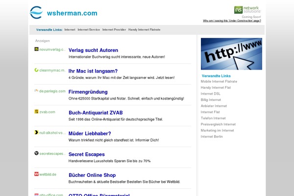 Sherman theme site design template sample