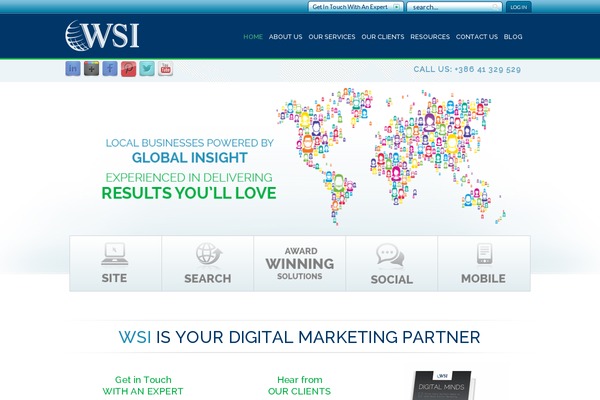 WSI genesis theme site design template sample