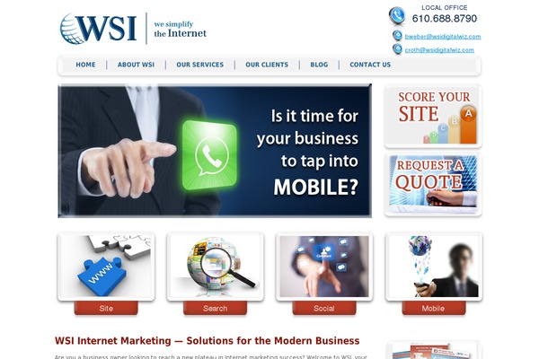 wsidigitalwiz.com site used Wsitheme