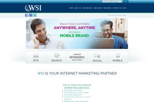 WSI genesis theme site design template sample