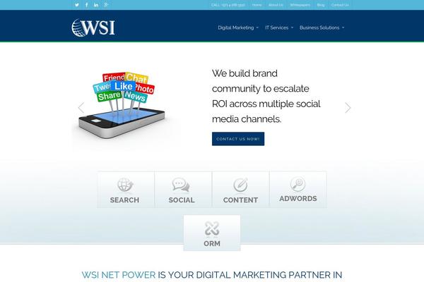 Salient theme site design template sample