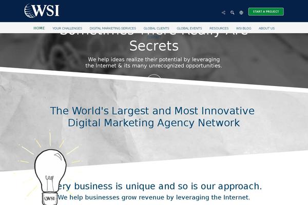 Wsi theme site design template sample