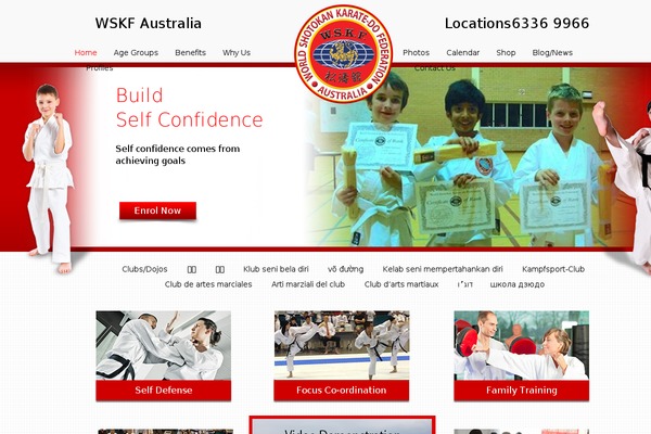 wskfaustralia.com.au site used Global-shotokan-karate