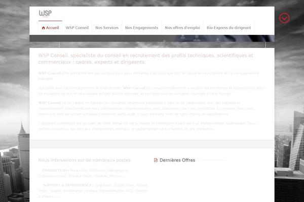 wsp-conseil.com site used Rttheme18-2