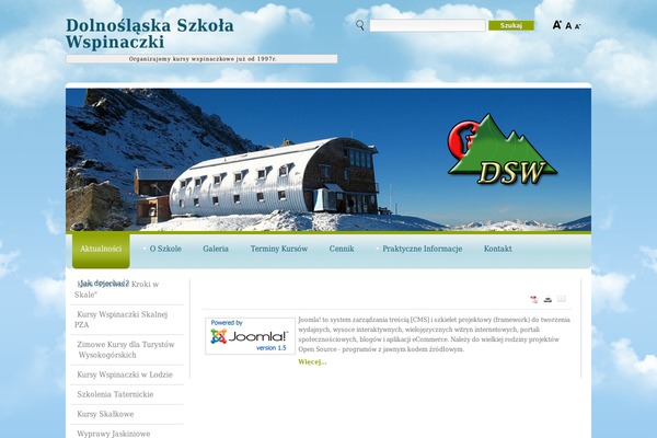 wspinaczkowe.pl site used Dsw