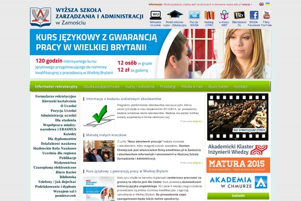 wszia.edu.pl site used Informator