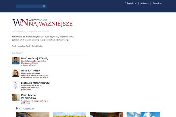 wszystkoconajwazniejsze.pl site used Wcn20