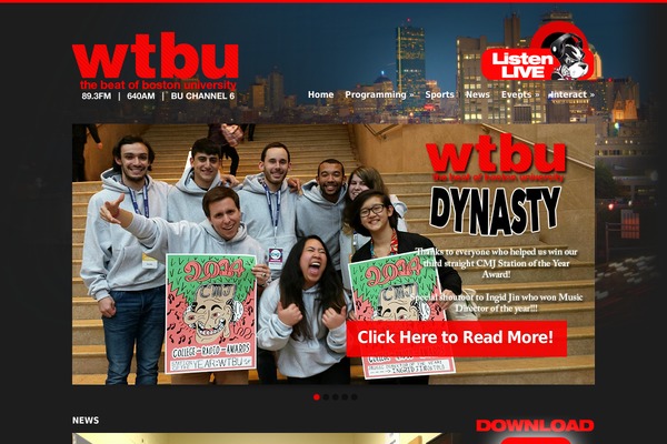 Site using BU Slideshow plugin